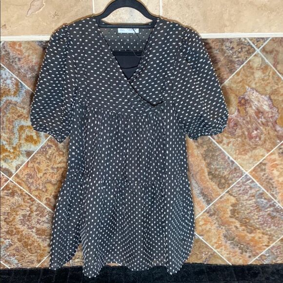 Zara Other - Zara Kids Black and Silver Party Dress Size 11-12